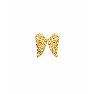 Engelsfl&uuml;gel Ohrstecker 1cm Gold