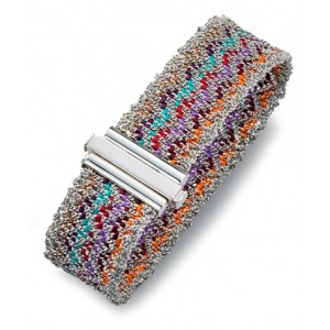 Web Armband Bunt